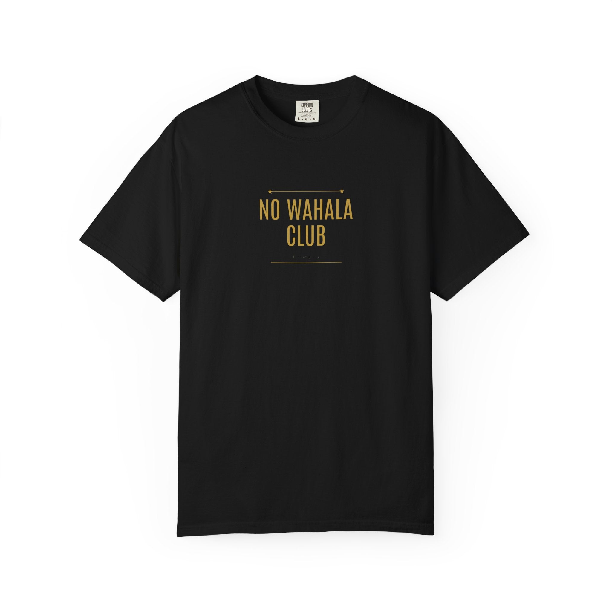 No Wahala Club T-Shirt — Relaxed Vibe Graphic Tee