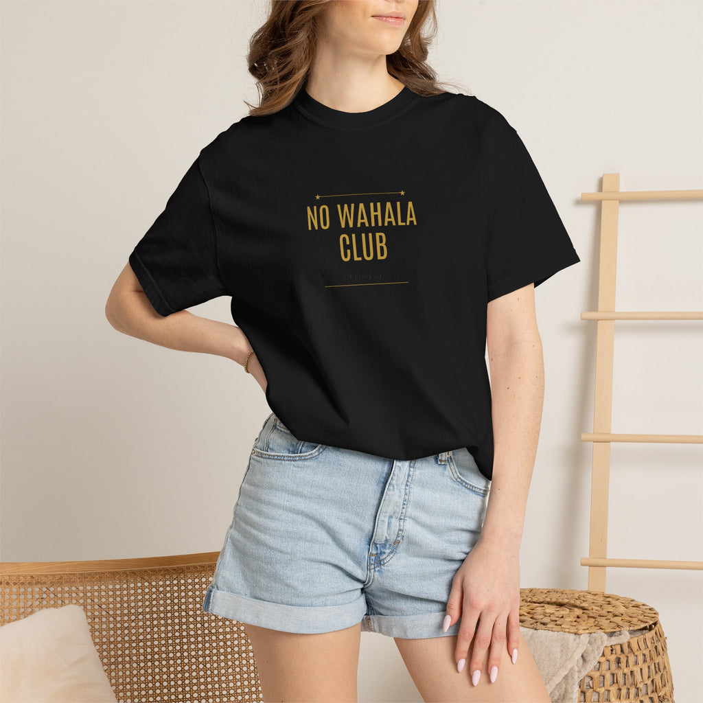 No Wahala Club T-Shirt — Relaxed Vibe Graphic Tee